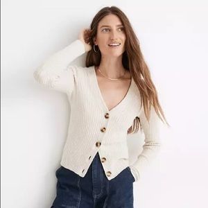 Madewell Ribbed Cardigan Sweater